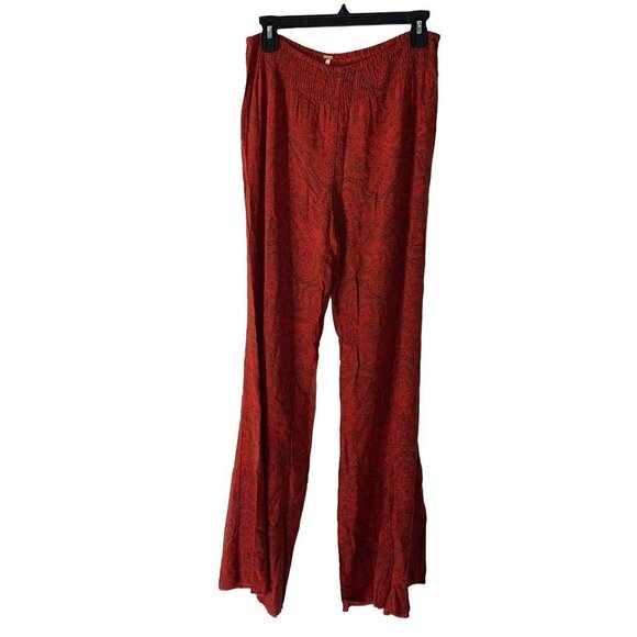 Free People Pants - NWT Free People Womens Lounge Pants Size Small S Wide Leg Spice Combo Pure Rayon